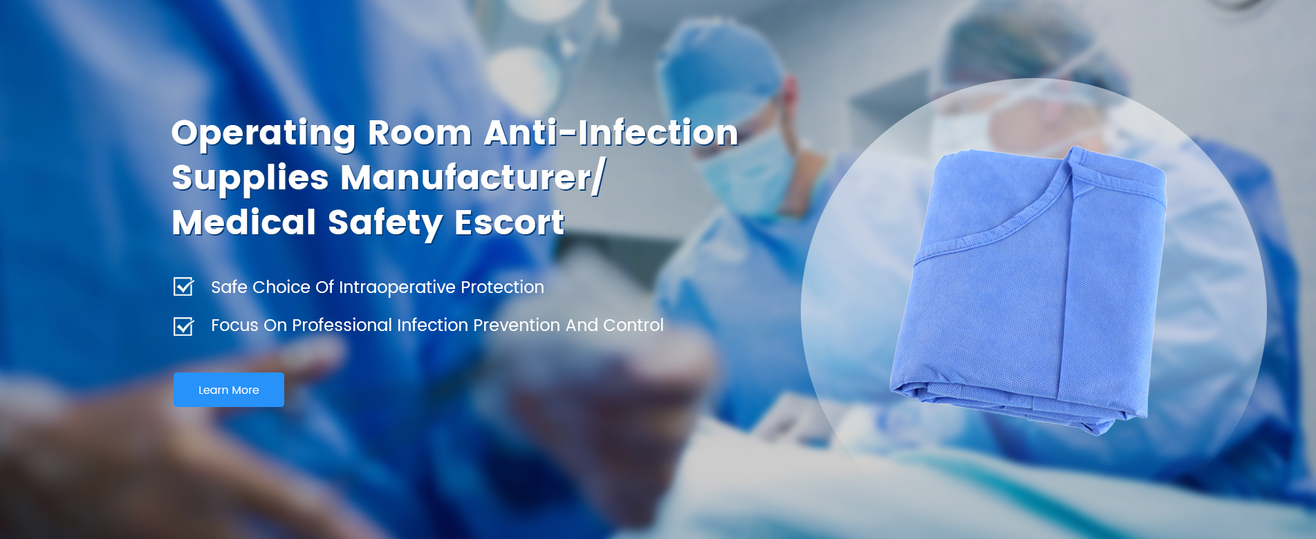 Fabricantes profesionales de prevención y control de infecciones.
